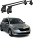 Menabo Barre de toit pour Skoda Fabia III, années modèle 2015-2020, couleur noir