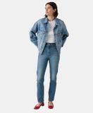 Levi's 198627640997, Spijkerbroeken, Vrouw, Blauw, 33 mm, Katoen, Elastaan
