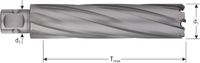 Rotec HM kernboor, 'Hard-Line', UNI 19, ø26x110