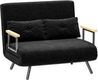 Homcom Slaapbank - Zwart