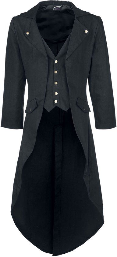 Banned Dovetail Heren Legerjas - Zwart - XL