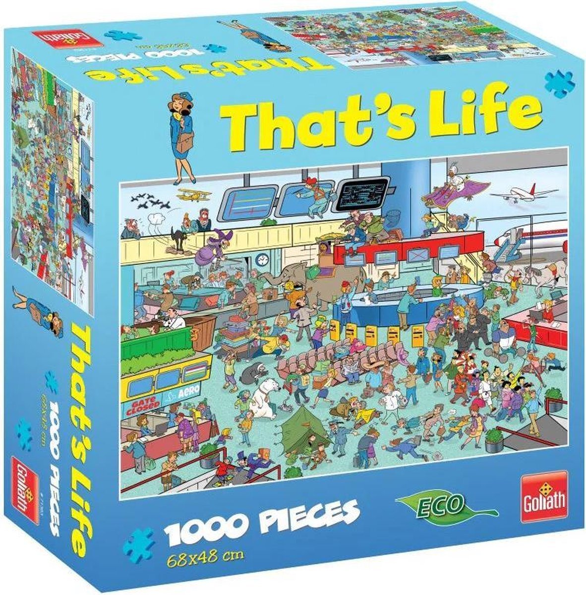 Goliath Goliath - That's Life - luchthaven - 71420- puzzel 1000 stukjes