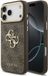 Guess Backcover hoesje voor Apple iPhone 18 Pro Max - bruine 4G PU met Big 4G Classic Logo