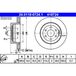 Ate Lot de 2 disques de frein 24.0118-0724.1 Nissan 43206-eb300