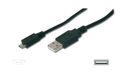 Digitus AK-300110-030-S - USB-kabel - 3 m - Zwart