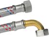 Boni-Shop GmbH Tuyau flexible 1/2 pouce, Inox Flexible, DN13, DVGW Keurmerk