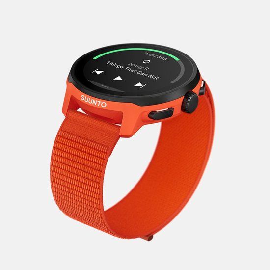 Suunto Run 3,35 cm (1.32") AMOLED 46 mm Digitaal 466 x 466 Pixels Touchscreen Zwart, Oranje GPS