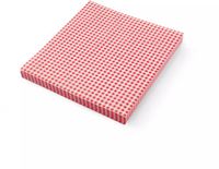 HENDI Vetbestendig papier – Rood-wit ruitpatroon – 250x350 mm – 500 vellen