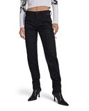 G-STAR RAW Slim Cargo Pant Wmn Damesbroek, Zwart (Dk Black D23572-c072-6484)