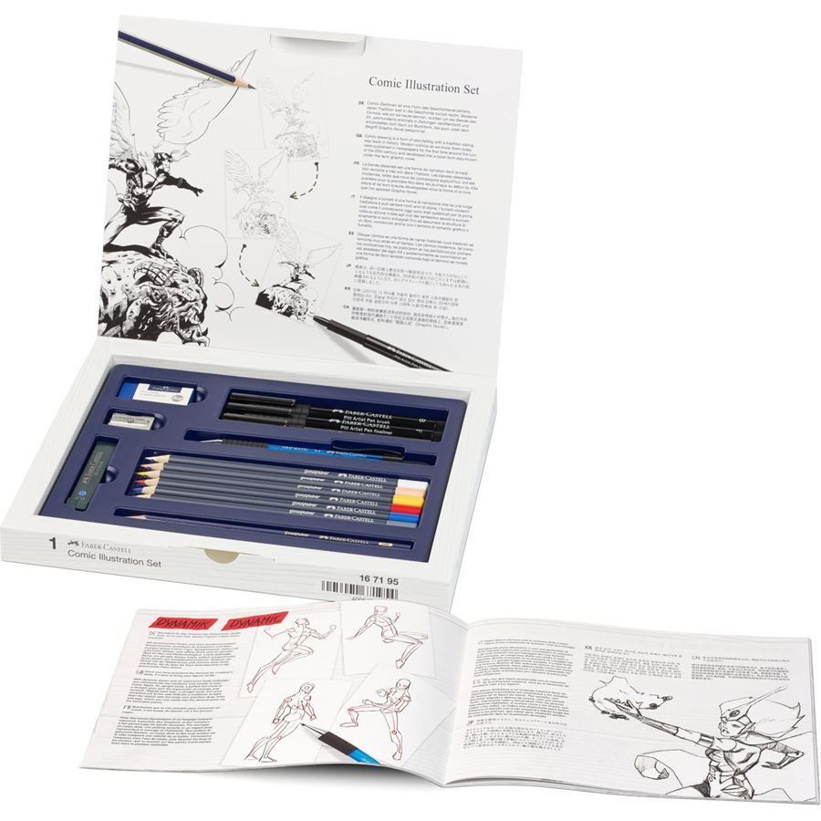 Faber-Castell Comic Illustratie Set - 15-delig