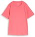 Tom Tailor - Basic T-shirt van katoen - Maat 46 - soft coral pink