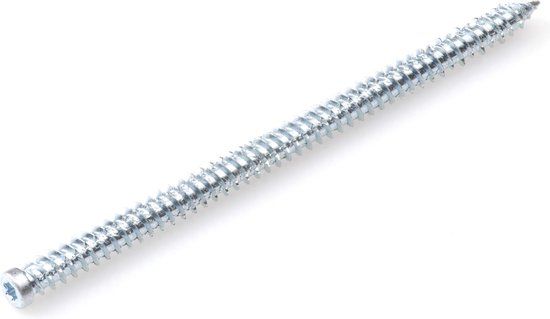 Proftec Kozijnschroef Verzinkt Cilinderkop TX-30 7.5X132 Voldraad 50st.