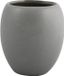 MSV Tandenborstelhouder Keramiek - Bali Serie - Badkamer Accessoires Borstelhouder Beker Grijs - 9 x 10,5 cm