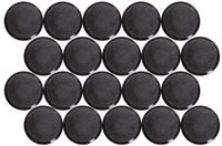 MAUL MAULpro Rond Whiteboard-magneten Zwart 0.6 kg draagkracht 29 mm 20 Stuks