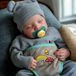 Reborn-pop, 51 cm, realistische vinyl-baby, wasbaar