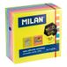 Milan 4155400 Zelfklevend Notitiepapier Vierkant 76x76mm 400 Vel Kleurenmix
