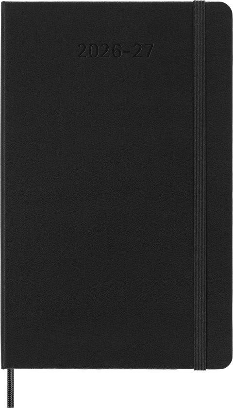 Moleskine 18 Maanden Agenda - 2026/27 - Wekelijks - Large - Harde Kaft - Zwart