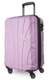 Suitline - cabinekoffer, cabinebagage koffer met laptoptas en uitbreiding, business trolley, TSA, 55 cm, ca. 38 liter, 100% ABS mat lichtpaars