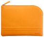 RHODIA 116647C - Etui met Ritssluiting in Imitatieleer - Oranje - Maat M (16 x 22 cm)