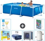 Intex Rechthoekig Frame Zwembad - 260 x 160 x 65 cm - Blauw