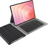 Just in Case Housse de tablette avec clavier compatible avec Samsung Galaxy Tab S11 Ultra - Étui clavier Bluetooth AZERTY - Noir