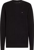 Tommy Hilfiger Heren Pullover Katoen Zwart M