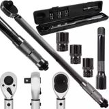 Bigstren Momentsleutel 1/2" met Doppen en Verlengstuk