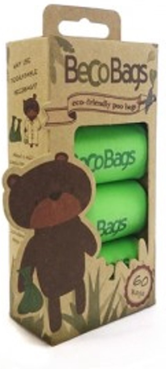 BecoPets Becopocket Poepzakjes Refills - 60 biobags