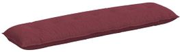 vidaXL Coussin de dossier Vin rouge 200 x 19 x 50 cm Tissu