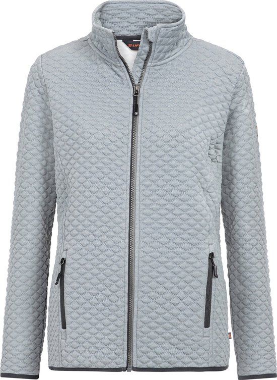 Life-Line Kemi Diamond Fleece Vest - Dames - Grijs - Maat 38