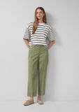 s.Oliver Broek Olijfgroen Katoen Regular Fit W46