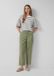 s.Oliver Broek Olijfgroen Katoen Regular Fit W46