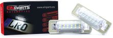 EINPARTS AUTOMOTIVE 2 x kentekenverlichting Mercedes E E-Klasse W210 Limousine