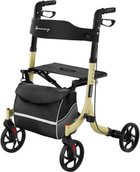 Uniprodo Rollator Harmony - champagne - 136 kg