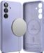 Ringke Silicone Magnetic Hoesje Geschikt voor Samsung Galaxy S25 Plus | Compatibel met MagSafe en Qi2 | Back Cover met Magneet | Zacht Siliconen | Slank Design | Paars