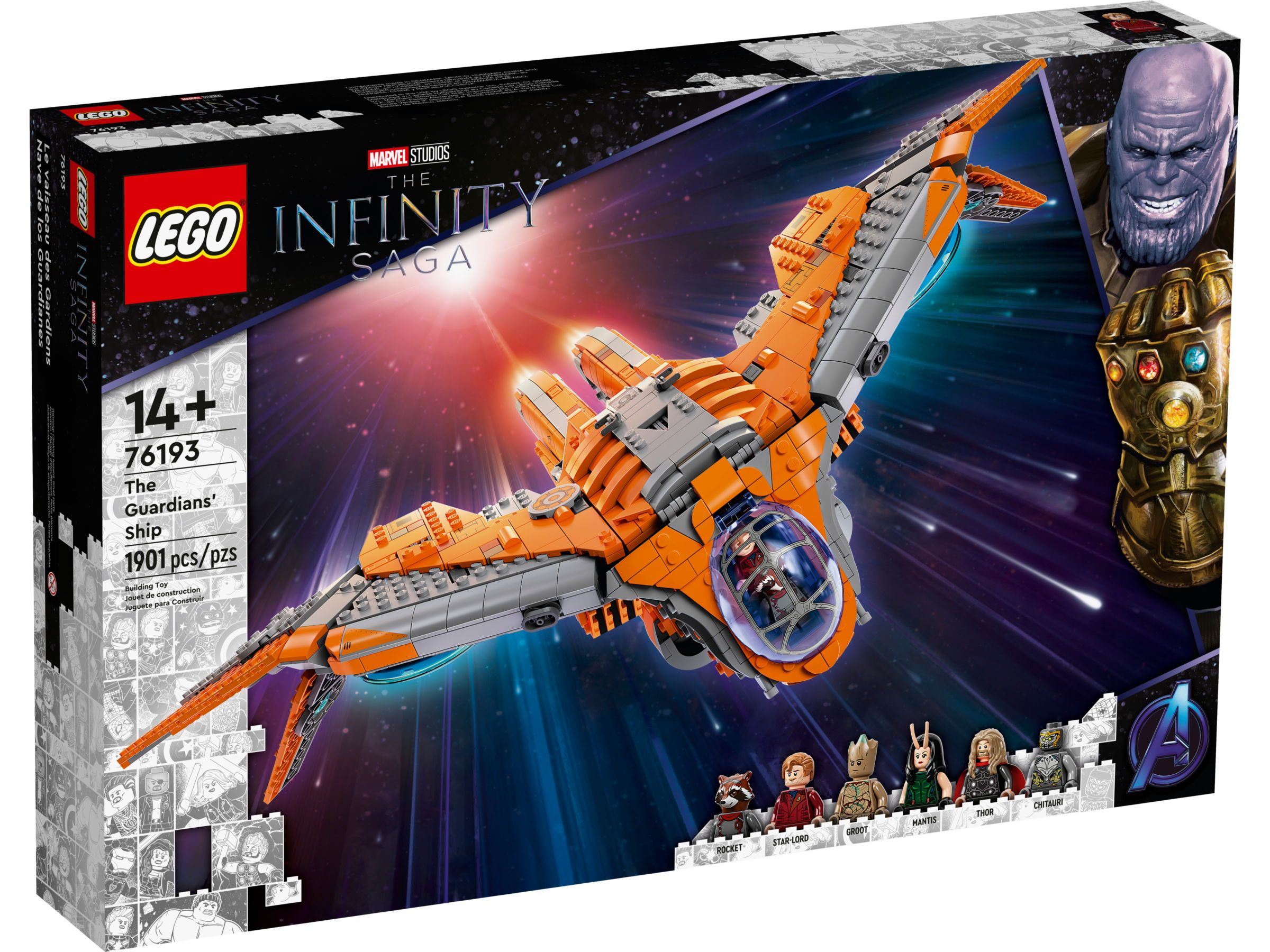 LEGO Super Heroes Het schip van de Guardians 76193 - oranje