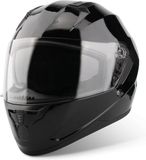 VINZ Helmets VINZ Kennet Integraalhelm met Zonnevizier - Scooterhelm, Motorhelm - Heren & Dames - ECE 22.06 Keurmerk - Glans Zwart - XXL