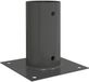 vidaXL Ronde Grondanker 12 st Antraciet 15 x 15 x 15 cm Metaal