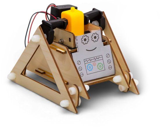 Zappiebox Robot - Educatief STEM Speelgoed - Bouwpakket voor Kinderen (5-9 jaar)