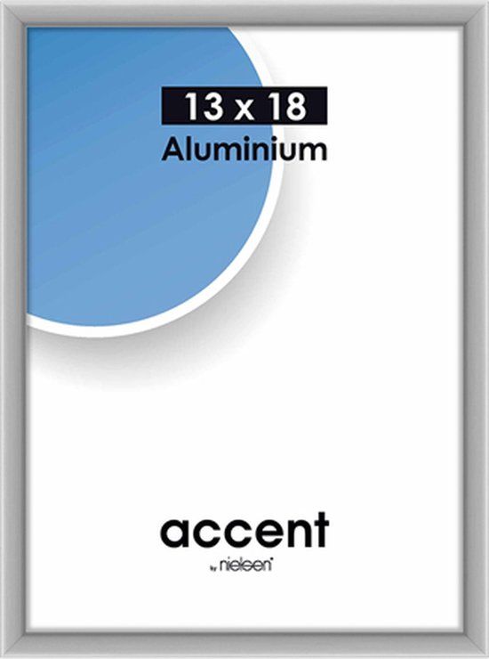 Nielsen Accent Fotolijst 13x18 cm Aluminium Zilver Mat 53224