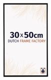 Dutch Frame Factory Fotolijst 30x50 cm Zwart Mat - Kunststof