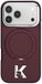Karl Lagerfeld - Hardcase IML Ring Stand MagSafe Kameo Metal (KLHMP18L6HRSMKMR) - iPhone 18 Pro / iPhone 17 Pro - Burgundy