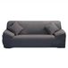 ele ELEOPTION Sofa Cover Stretch Elastic Sofa Cover Sofa Cover in Various Sizes and Colours (3 Seater, Height 170-220 cm, Grey)