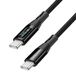 LogiLink CU0446 USB-C-kabel USB 2.0 USB-C stekker 1 m Zwart