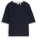 Tom Tailor - Gebreide trui met zijde - Maat L - sky captain blue