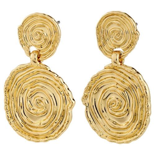 PILGRIM gold plated oorbellen Air