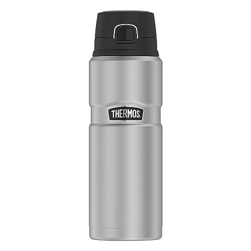 Thermos Stainless King Bottle 0,70 l, roestvrij stalen thermosfles van roestvrij staal met Safe Flow Lid, 15 uur warm/24 uur koud, waterfles, drinkfles voor thee, vaatwasmachinebestendig, BPA-vrij