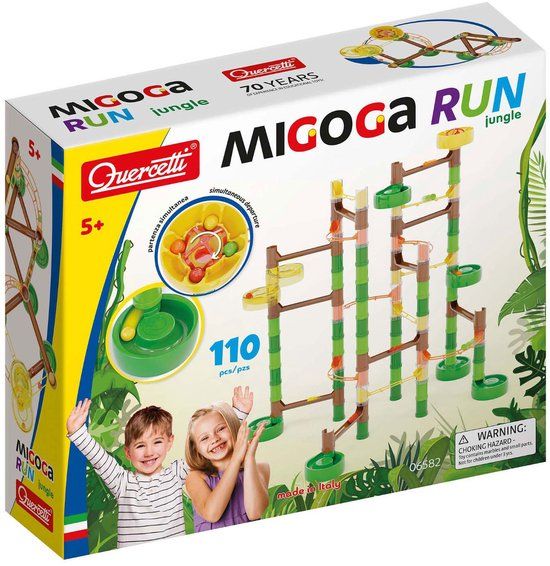 Quercetti Knikkerbaan Migoga Jungle Super Junior 110-delig