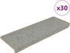 VidaXL Trapmatten zelfklevend sisal-look 30 st 65x21x4 cm lichtgroen