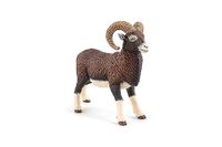 Papo - Realistische moeflonfiguur - 3 jaar en ouder - Wilde dieren collectie - Educatief spel bergdieren - Cadeau-idee speelgoed voor meisjes en jongens